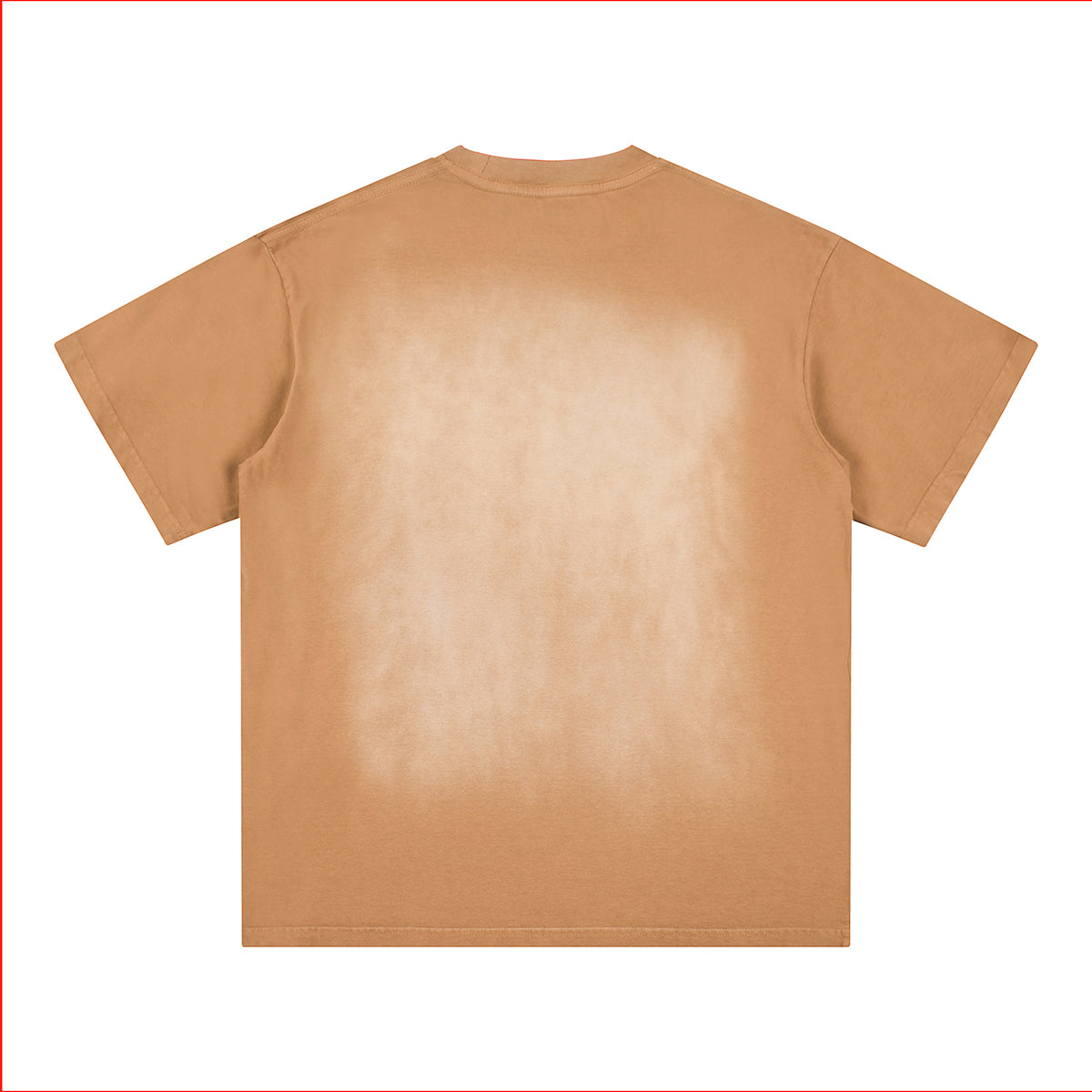 Stone-Washed Faded Cotton Tee 7.5oz