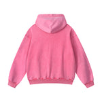 Washed Faded Kangaroo Pocket Hoodie-INNBLAC Fashion Apparel