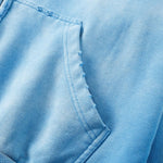 Monkey Wash Ripped Distressed Cotton Pullover Hoodie