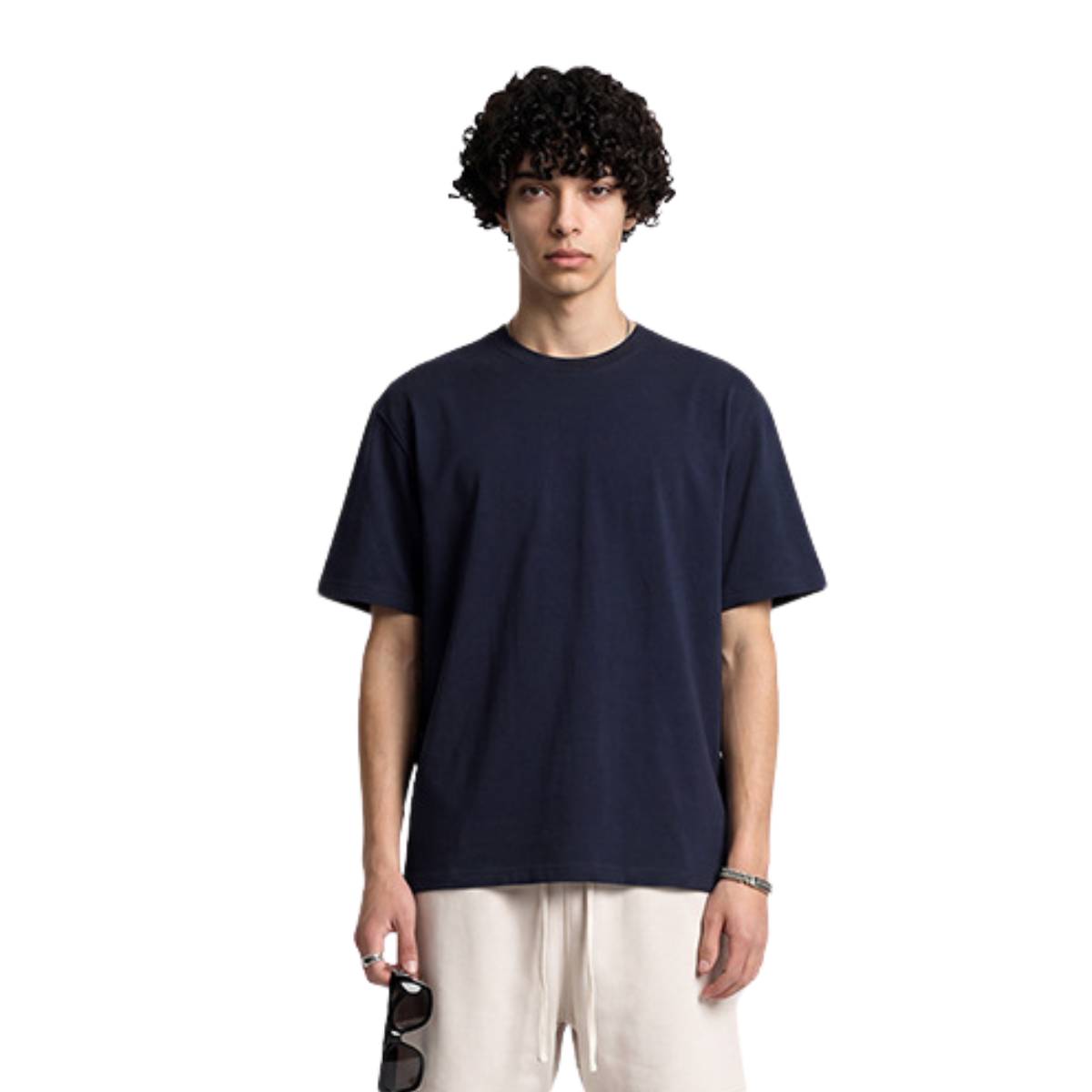 Camiseta desteñida con lavado a la piedra de 7.5 oz