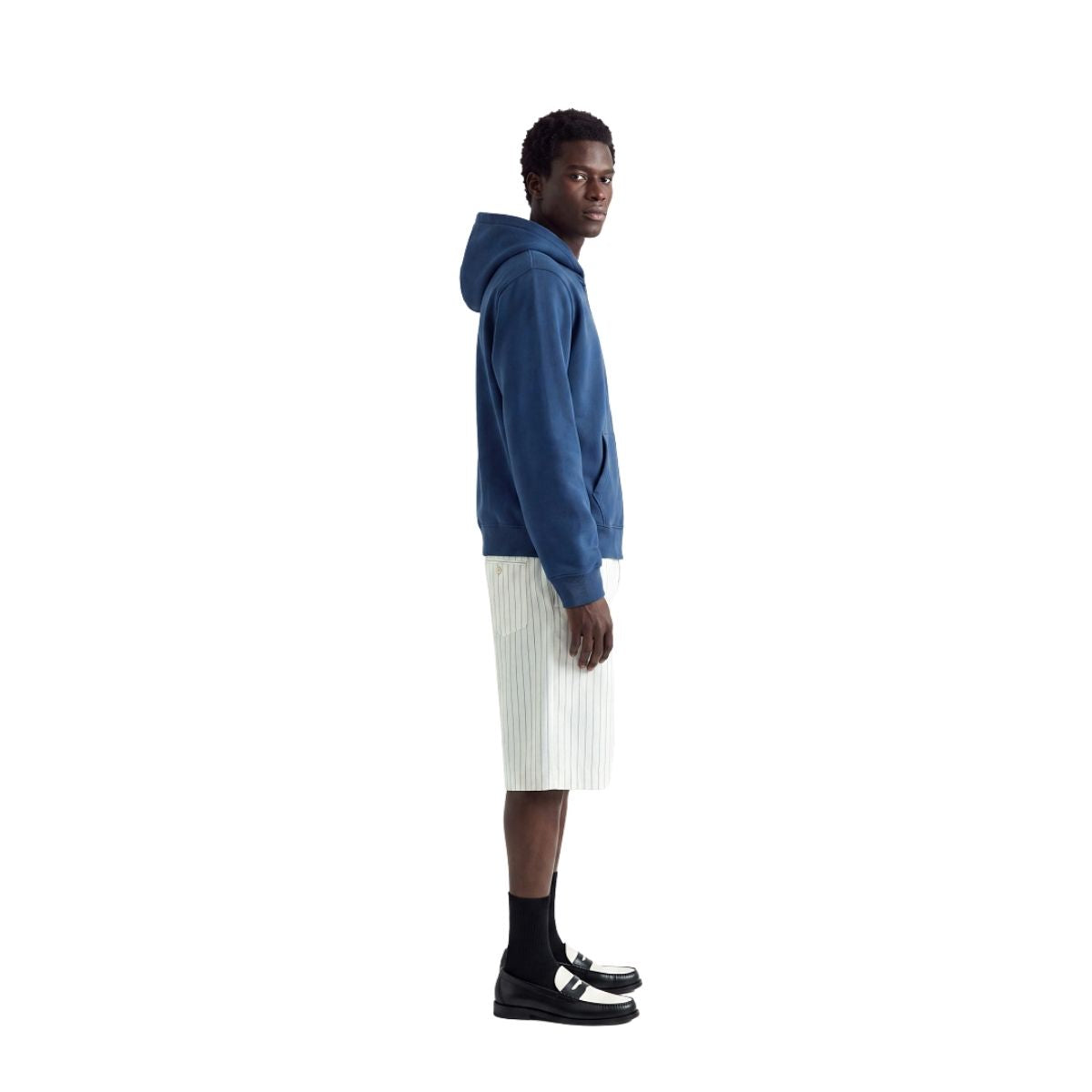 Fleece‑Lined Zip Up Vintage Regular Fit Hoodie