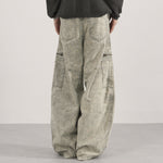 High Waist Utility Pocket Cargo Pants