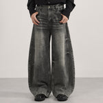Distressed Vintage Scimitar Jeans