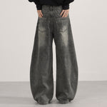 Distressed Vintage Scimitar Jeans