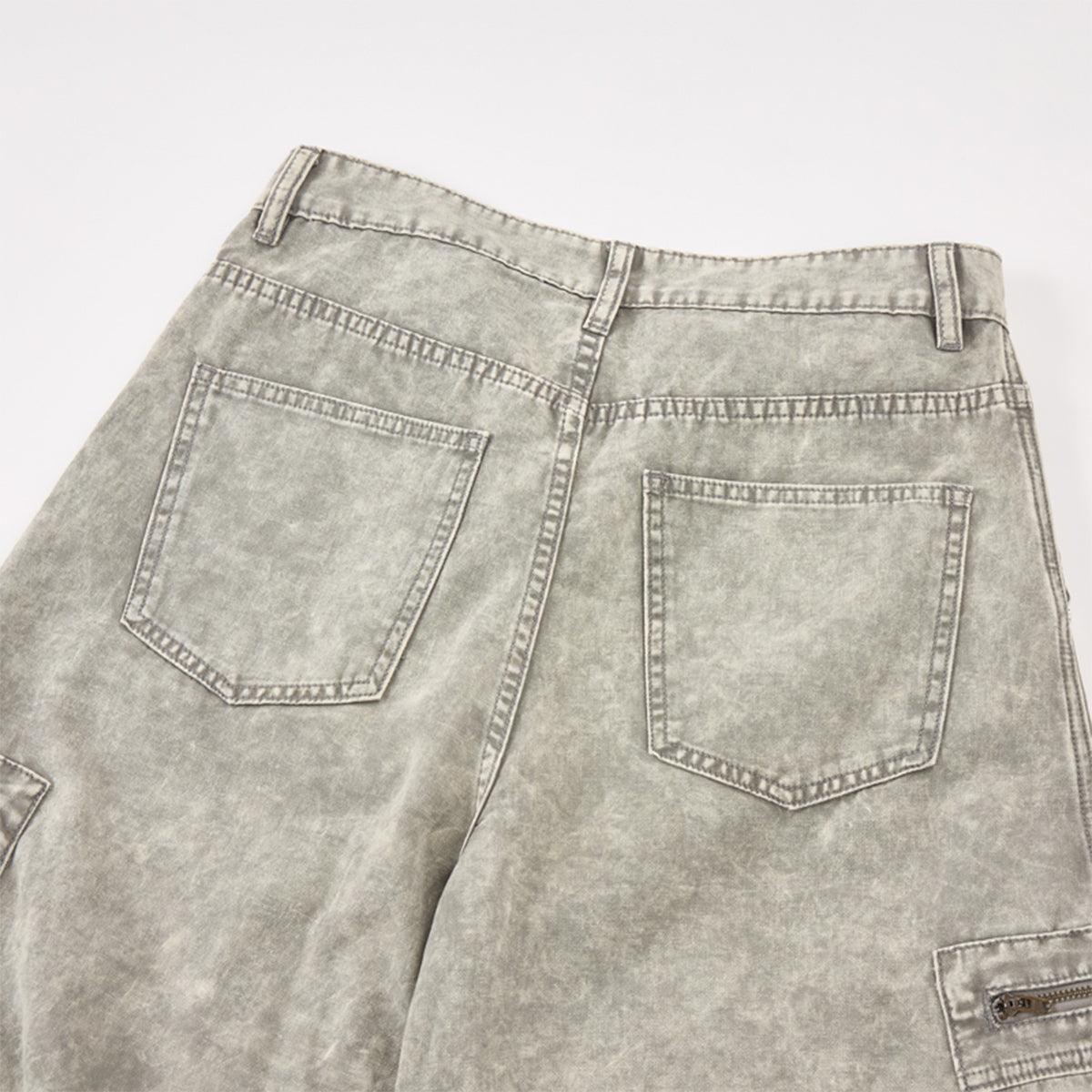 High Waist Utility Pocket Cargo Pants