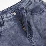 Distressed Wide Leg Cargo Pants