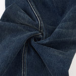 Retro Patchwork Curved Blade Denim Jeans