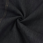 Contrast Stitching Wide Leg Dark Wash Denim Jeans