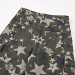 Star Print Oversized Cargo Pants