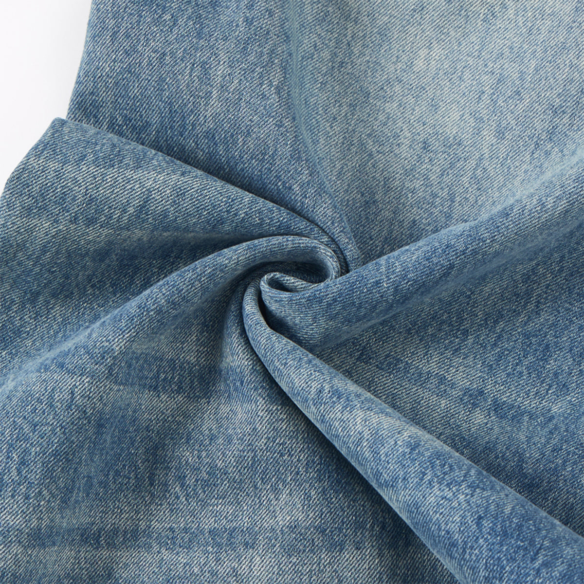 Curved Blade Wide Leg High Waist Vintage Jeans