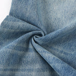 Curved Blade Wide Leg High Waist Vintage Jeans