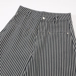 High Waisted Striped Wide Leg Casual Pants