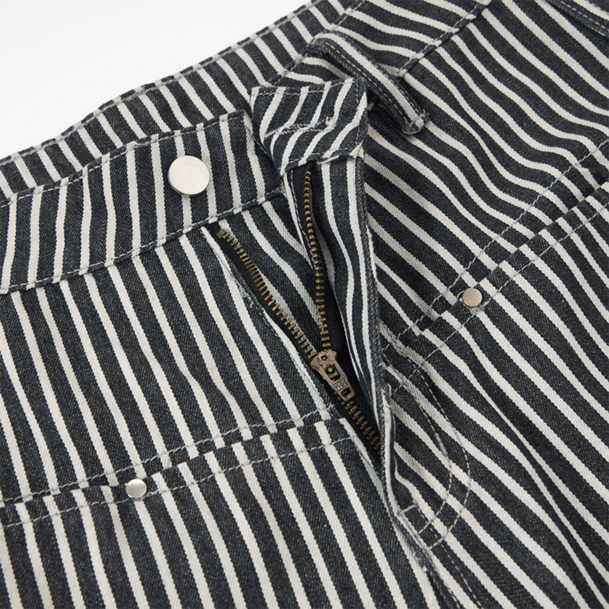 High Waisted Striped Wide Leg Casual Pants