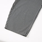 High Waisted Striped Wide Leg Casual Pants