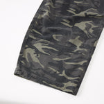 Camo Print Cargo Wide Leg Denim Jeans