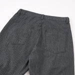 Tailored High Waist Wide Leg Striped Pants
