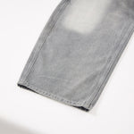 Vintage Gray Distressed High Waist Jeans