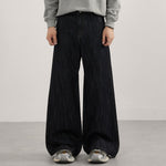 Classic Dark Wash High Waist Wide Leg Jeans