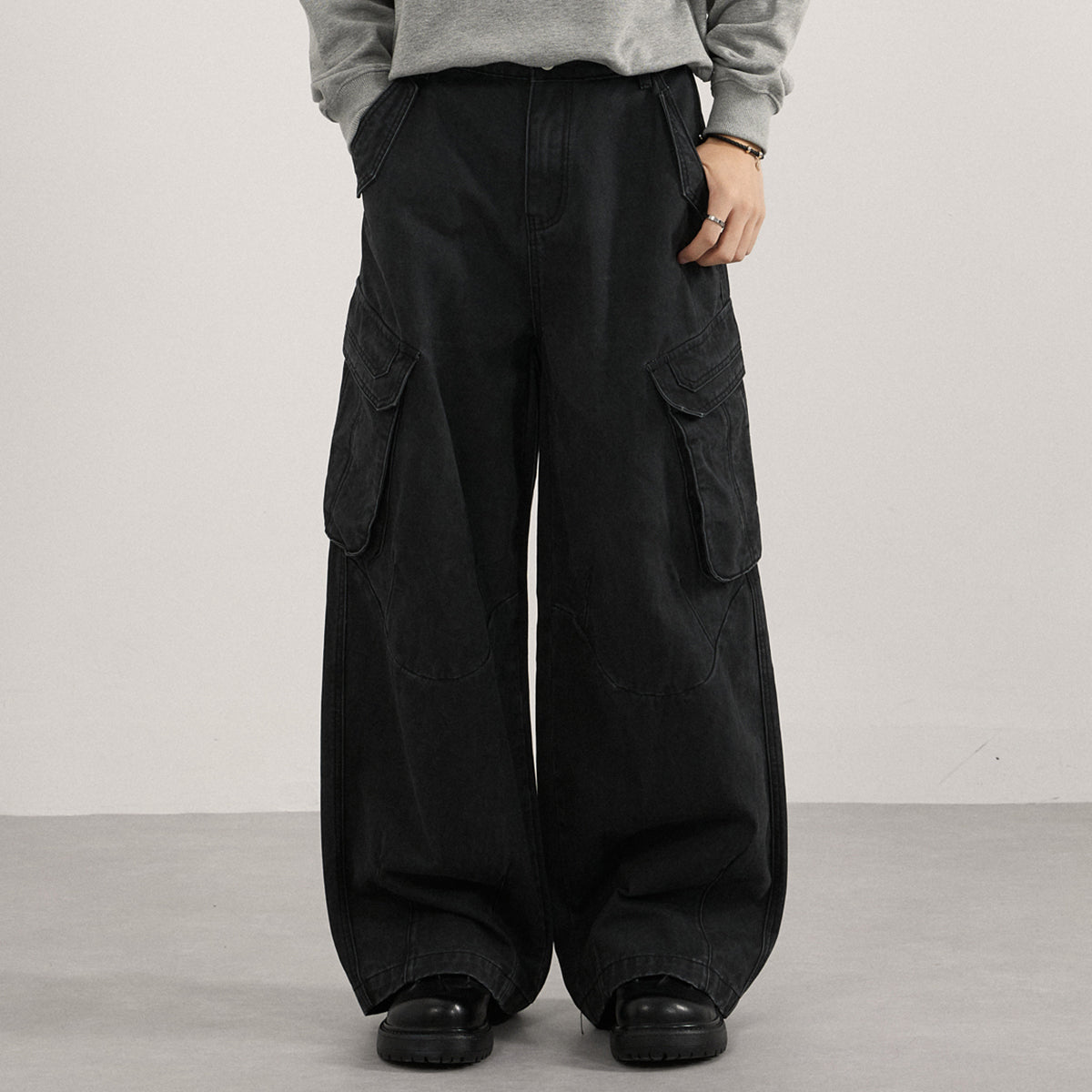 Utility Wide Leg Side Pocket Pants