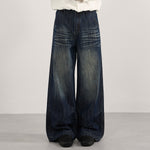 Vintage Wash High Waist Loose Wide Leg Jeans