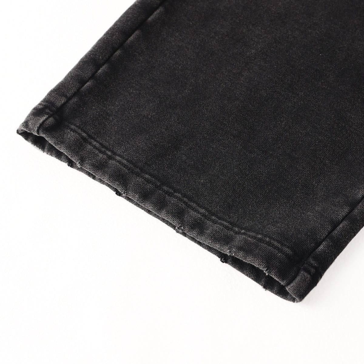 Vintage Wash Distressed Barrel Leg Pants