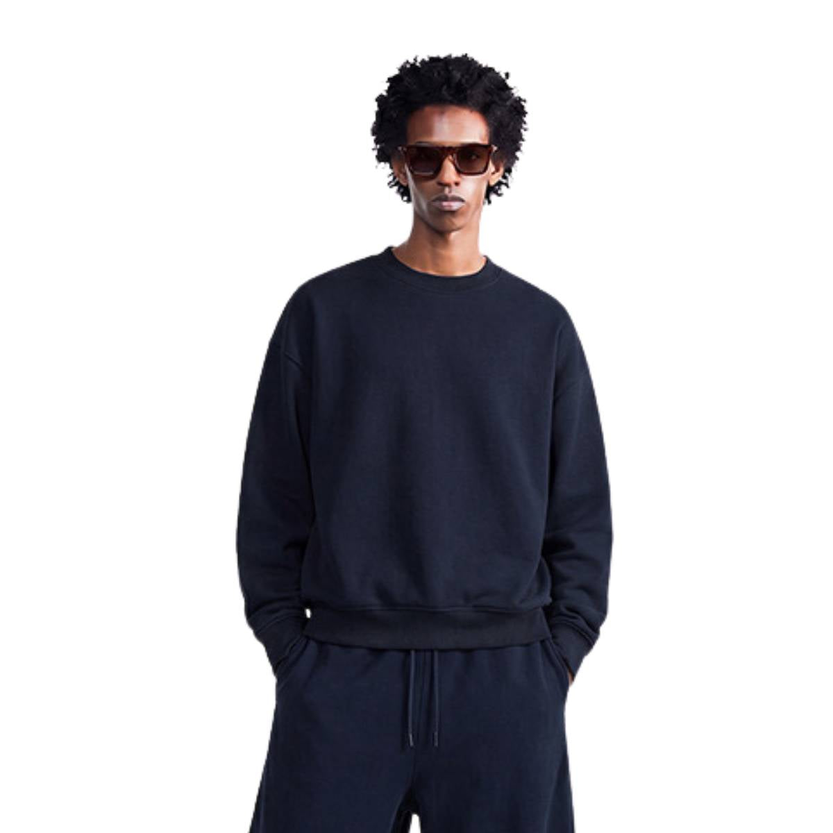 Sudadera desgastada lavada con ácido