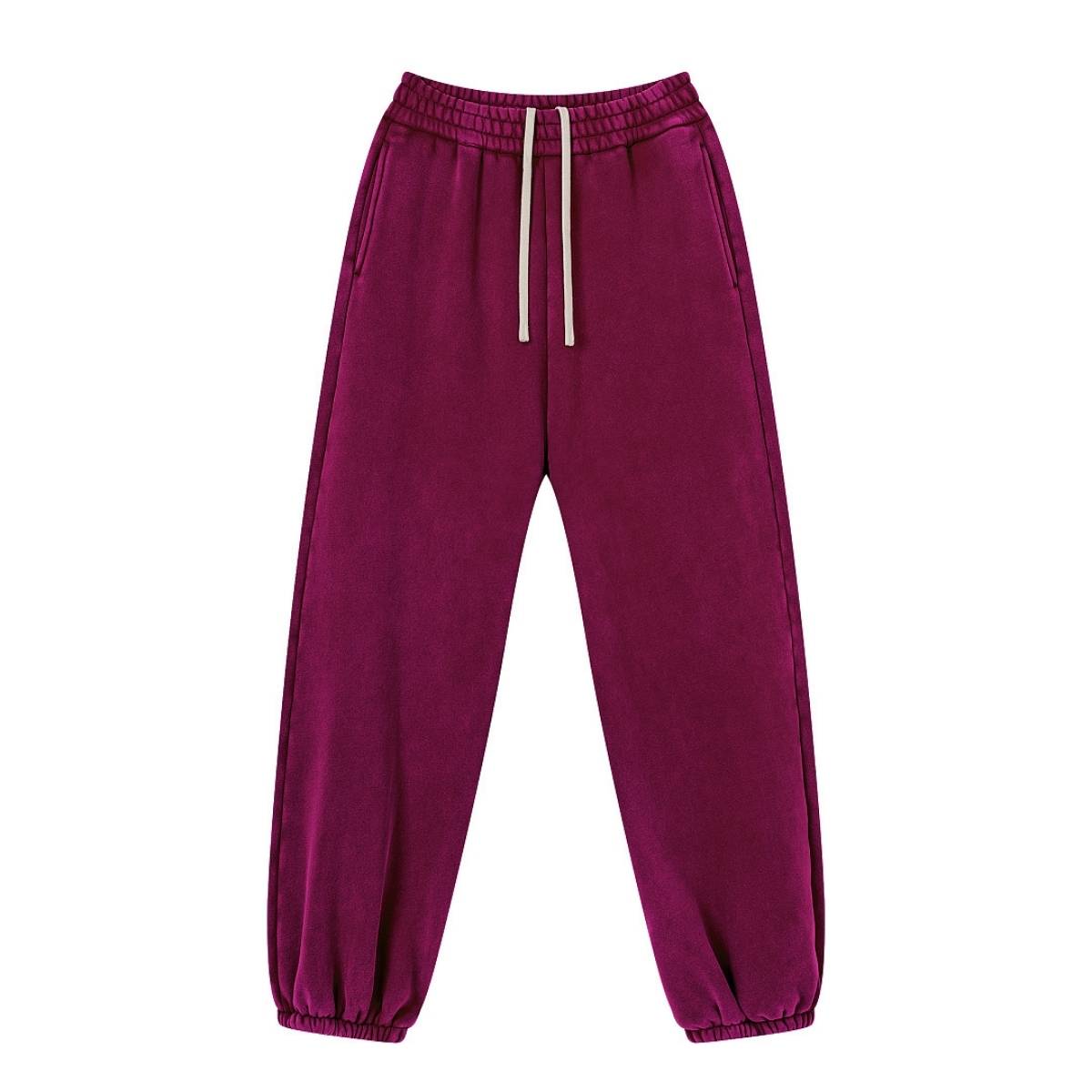 Jogger holgado descolorido y lavado
