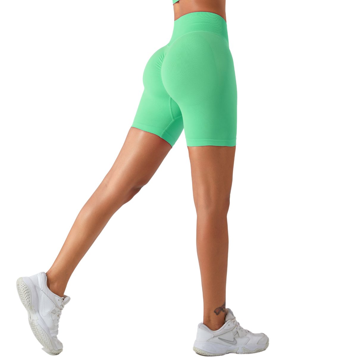 Pantalones cortos de entrenamiento de cintura alta y secado rápido