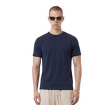 Camiseta destructiva de peso pesado con borde crudo de 10 oz