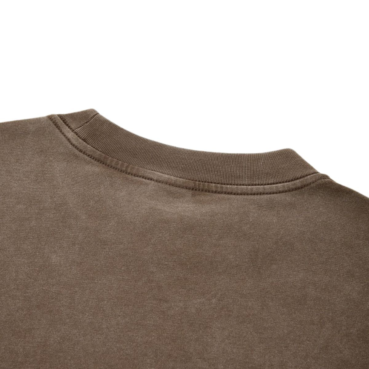 Vintage Snow‑Washed Relaxed Long Sleeve T‑Shirt