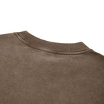 Vintage Snow‑Washed Relaxed Two‑Piece Sleeve Long Sleeve T‑Shirt