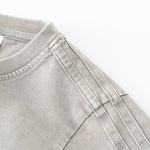 Washed Cotton Pleated Waist Tee 8.55oz