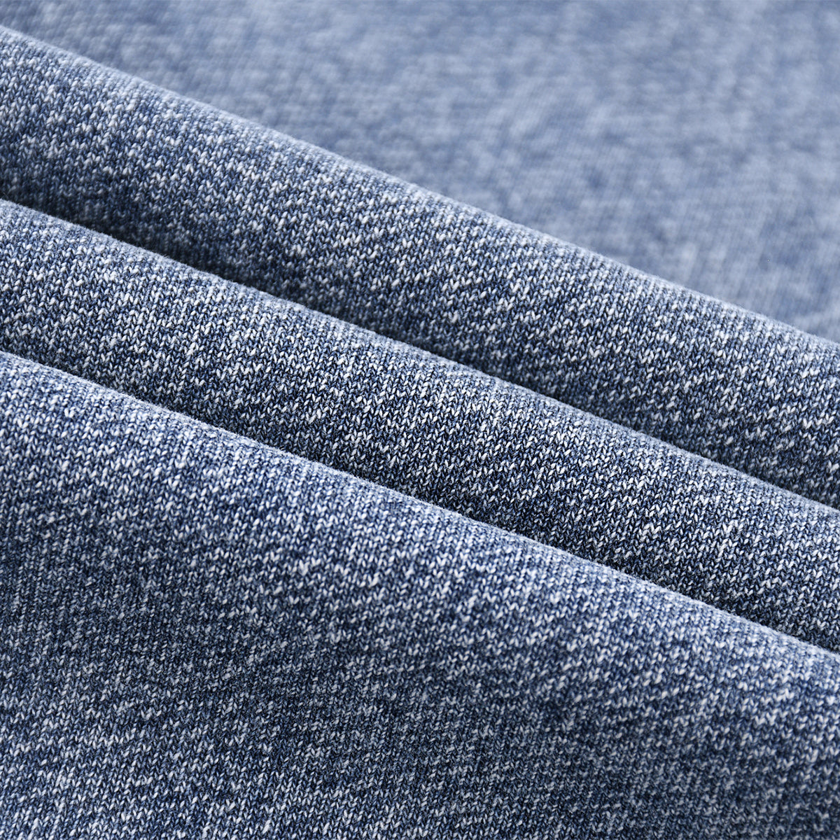 Washed Baggy Knit Denim Joggers