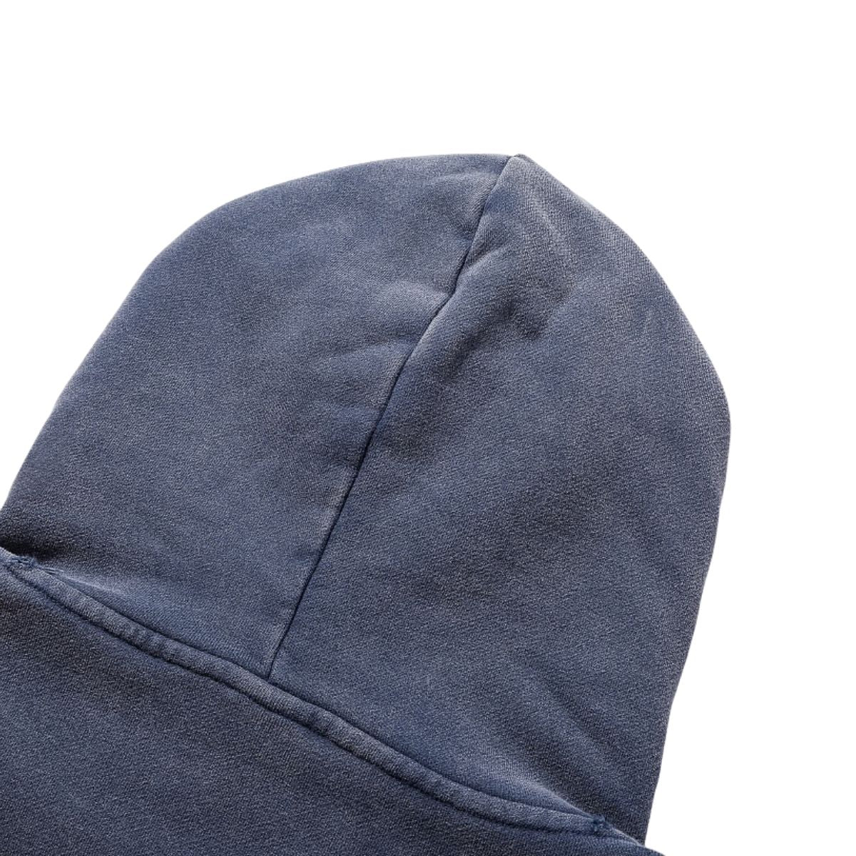 Boxy Cropped Stacked Sleeve Ripped Distressed Full Zip Hoodie