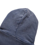 Boxy Cropped Stacked Sleeve Ripped Distressed Full Zip Hoodie