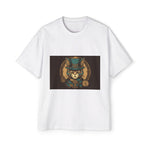 Steampunk Cat Vintage Graphic Tee-INNBLAC Fashion Apparel
