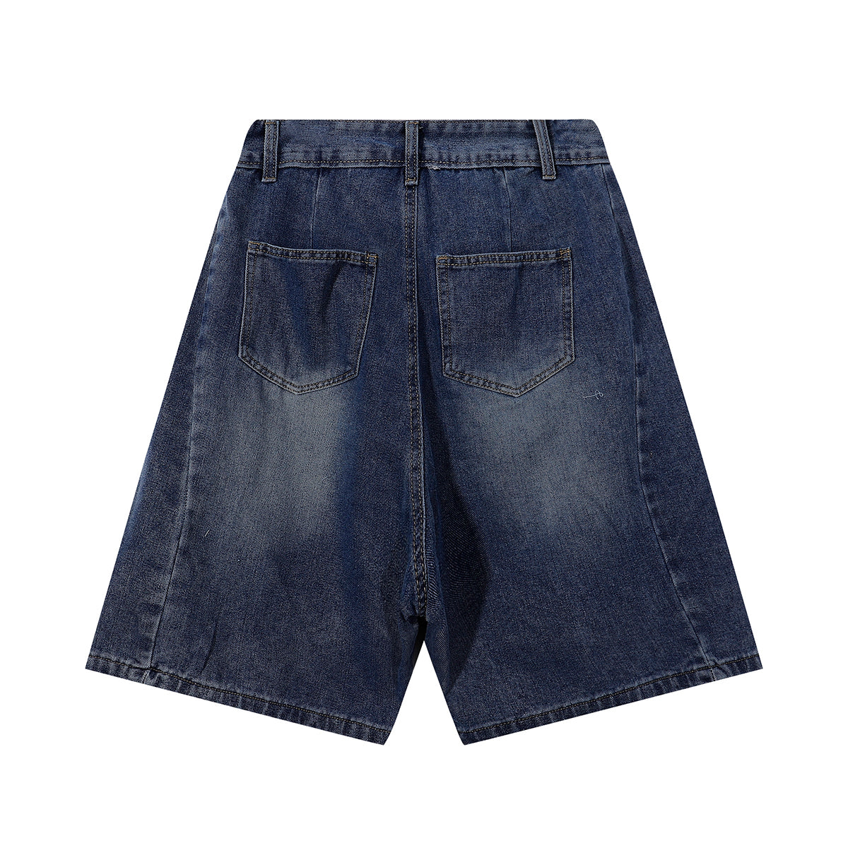 Bermudas vaqueras rasgadas con parches de camuflaje