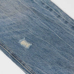 Light Wash Distressed Loose Jeans