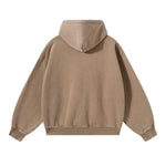 Sudadera con capucha de felpa de novio de gran tamaño