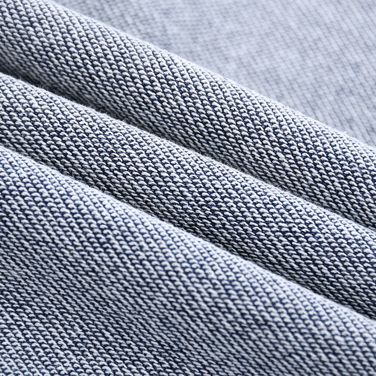 Washed Baggy Knit Denim Joggers