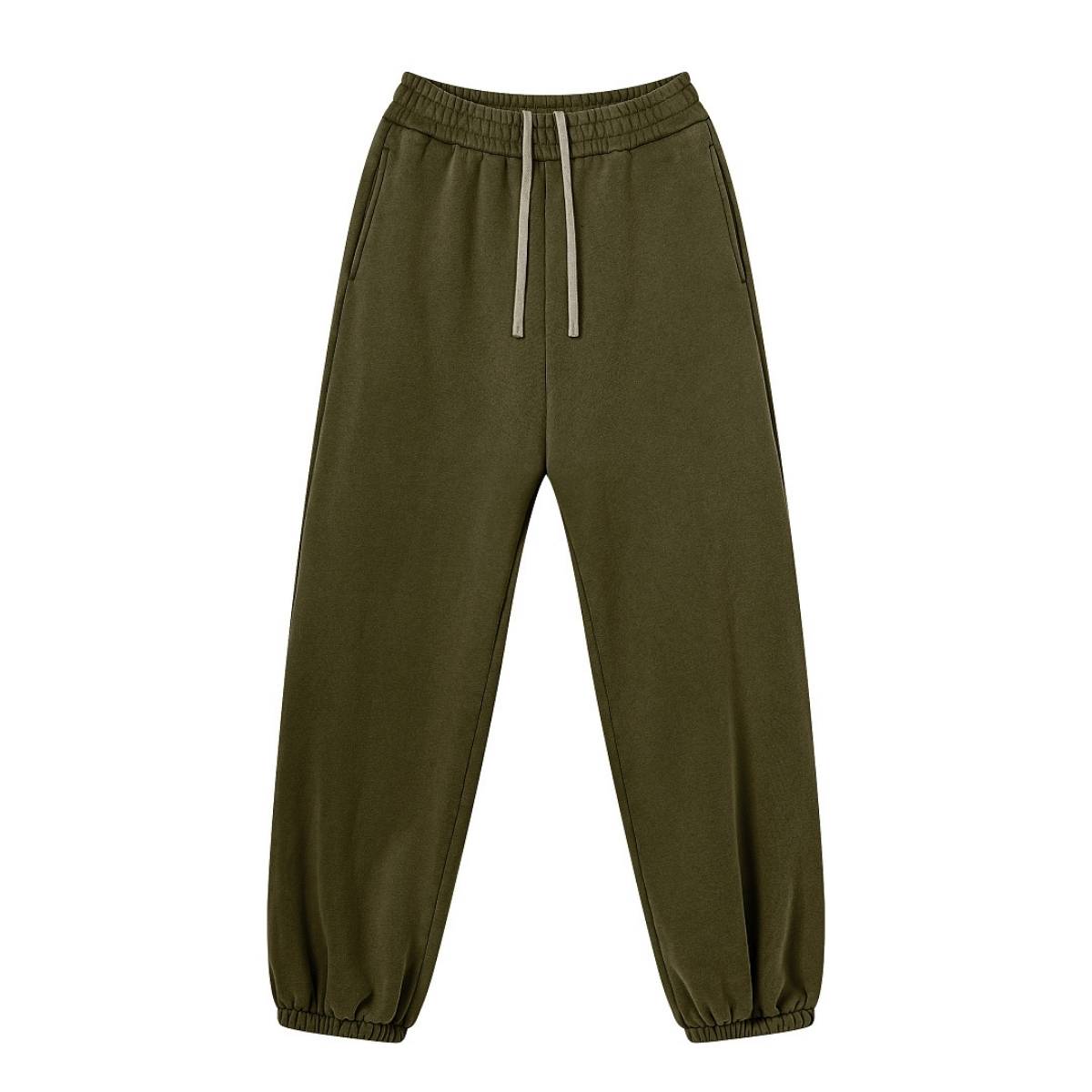 Jogger holgado descolorido y lavado