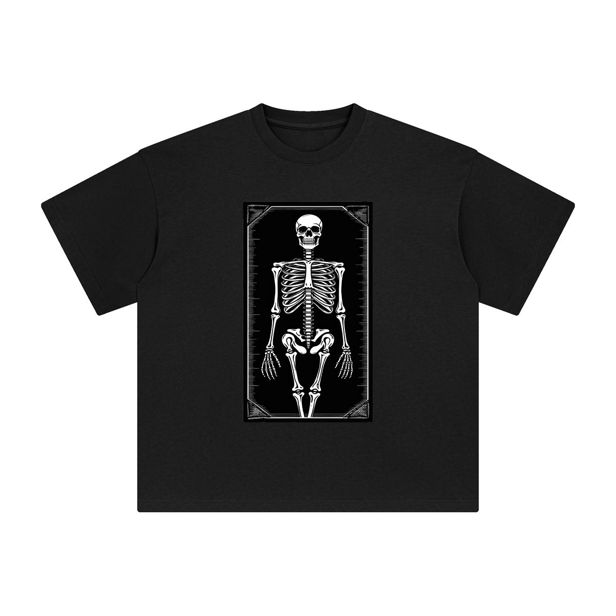Mystery Skeleton Tarot Card Graphic Tee-INNBLAC Fashion Apparel