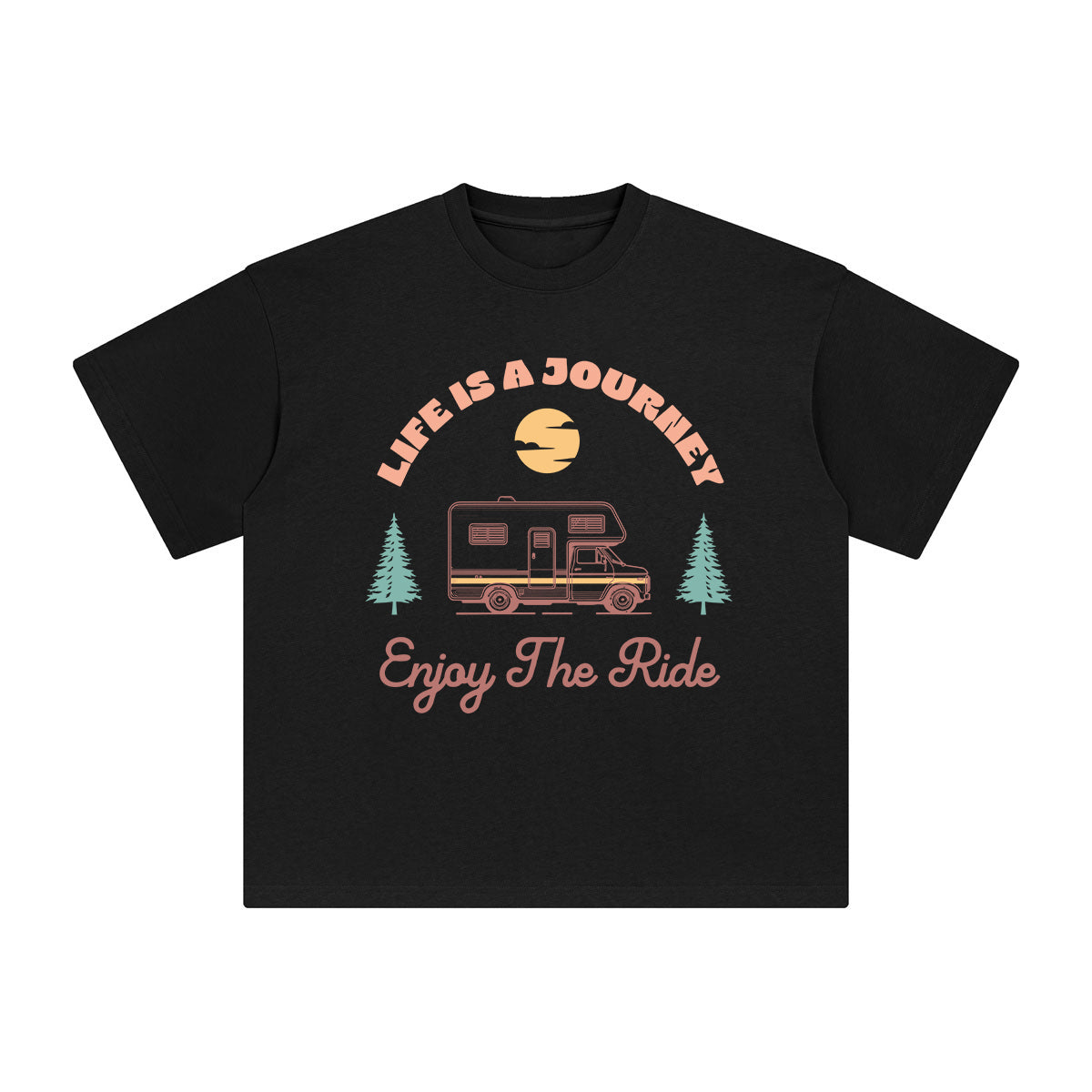 Campervans & Camping Graphic Tee-INNBLAC Fashion Apparel