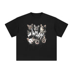 Cats Meowing Graphic Tee-INNBLAC Fashion Apparel