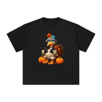 Funny Turkey Graphic Tee-INNBLAC Fashion Apparel