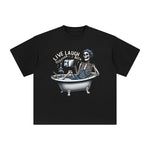 Skeleton Bathing Graphic Tee-INNBLAC Fashion Apparel
