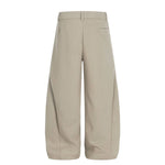 High-End Minimalist Pleated Loose Fit Wide-Leg Pants