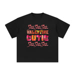 Valentine Cutie Graphic Tee-INNBLAC Fashion Apparel