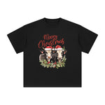 Christmas Cows Graphic Tee-INNBLAC Fashion Apparel