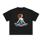 Yoga Mom Comic Graphic Tee-INNBLAC Fashion Apparel